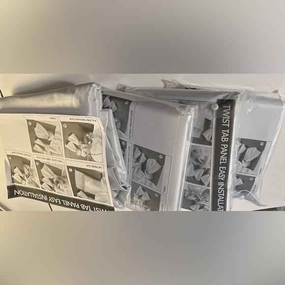 Madison Park Natalie Twist Tab Total Blackout Window Curtain Panel 50x84 4Panels - Picture 10 of 10